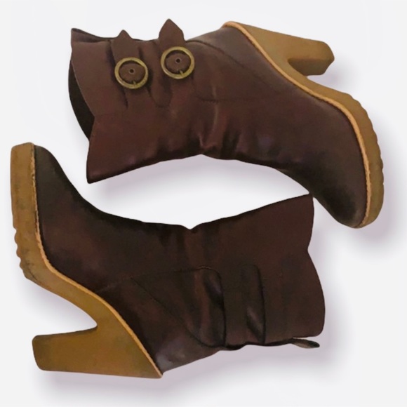 Authentic Marc by Marc Jacobs Sherpa lined leather designer boots sz 5 Euro 35 - Picture 4 of 8